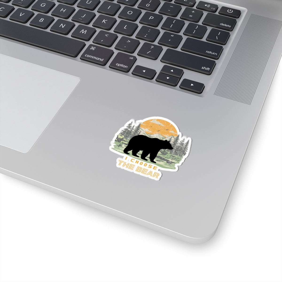 I Choose the Bear Kiss-Cut Stickers