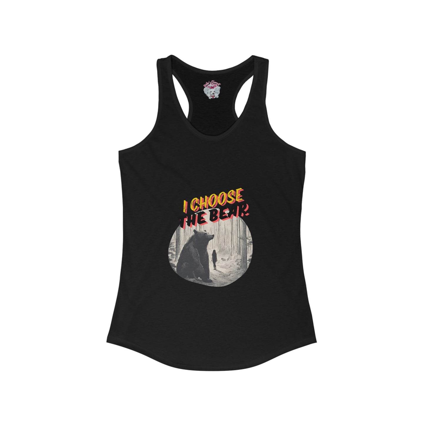 I Choose the Bear Women's Ideal Racerback Tank