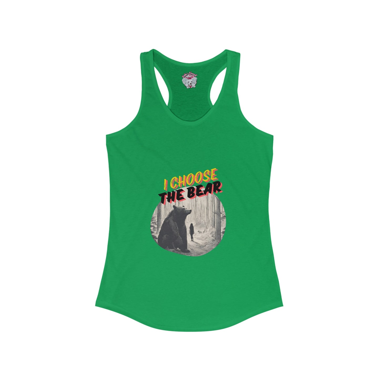 I Choose the Bear Women's Ideal Racerback Tank