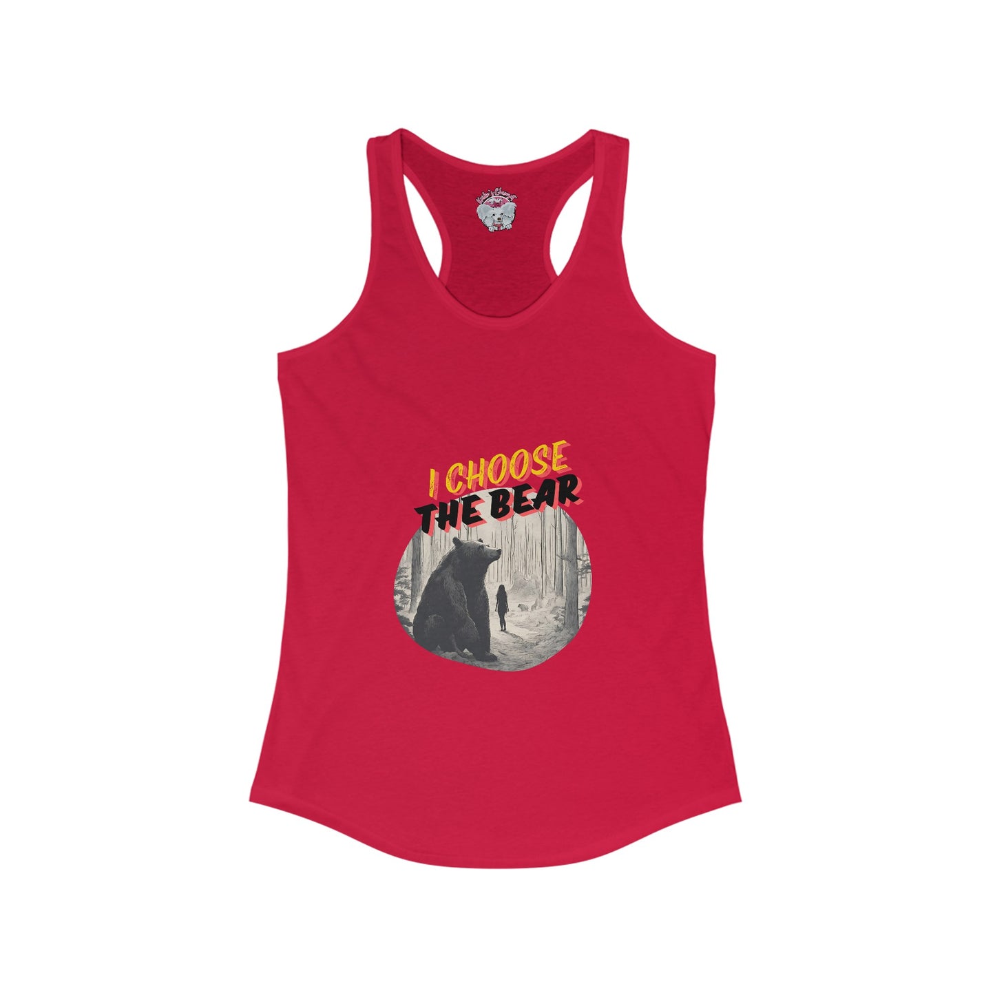 I Choose the Bear Women's Ideal Racerback Tank