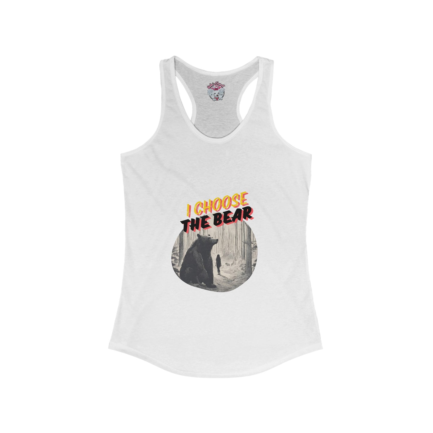 I Choose the Bear Women's Ideal Racerback Tank