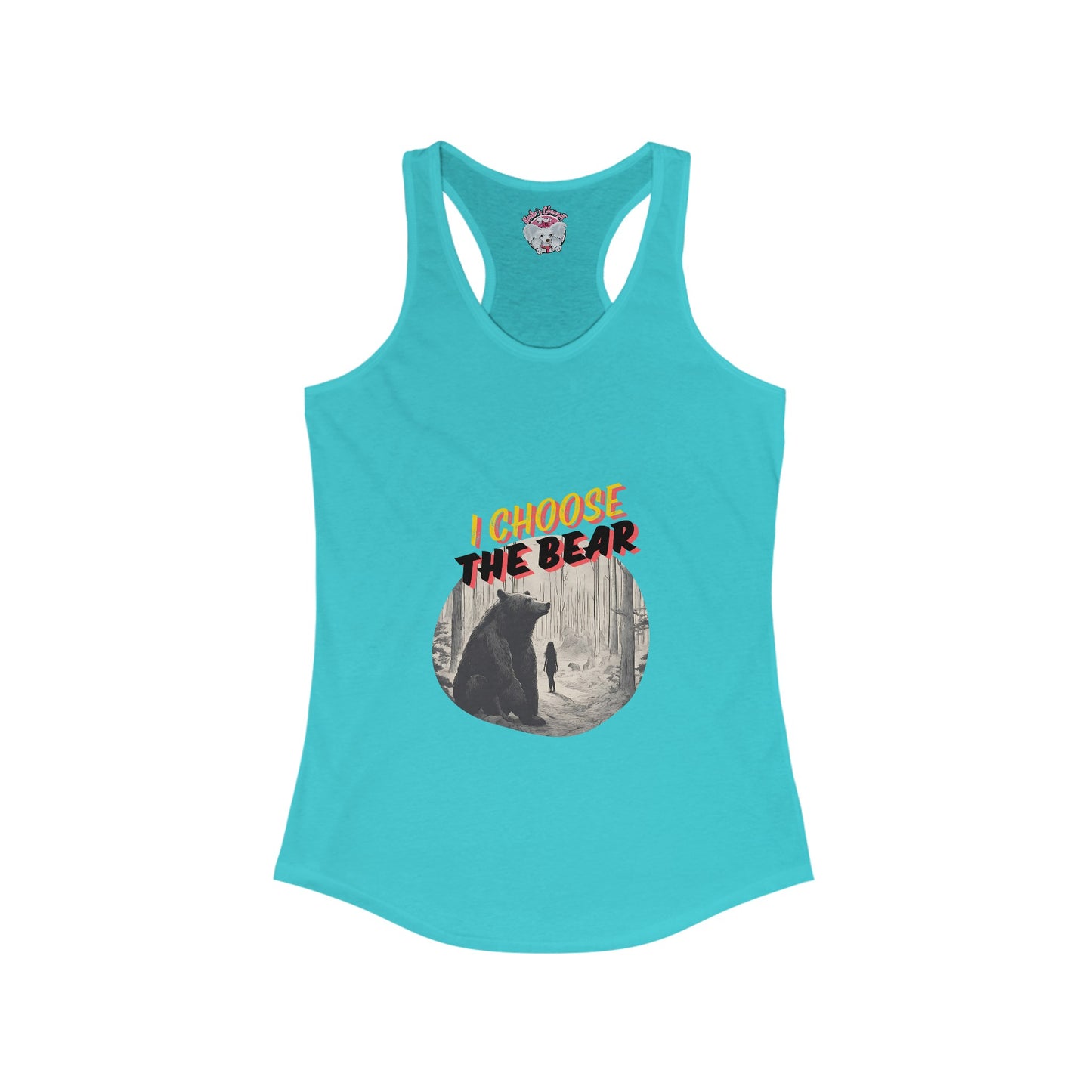 I Choose the Bear Women's Ideal Racerback Tank