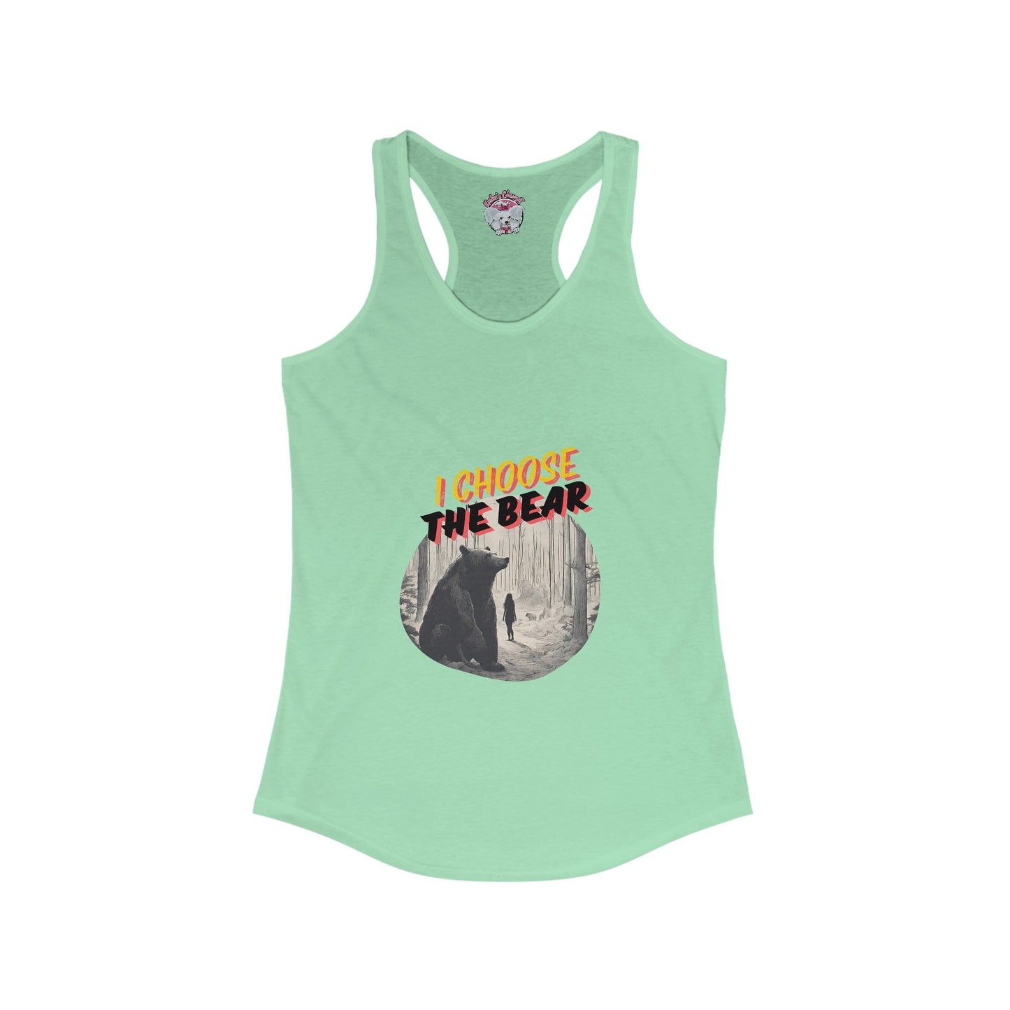 I Choose the Bear Women's Ideal Racerback Tank