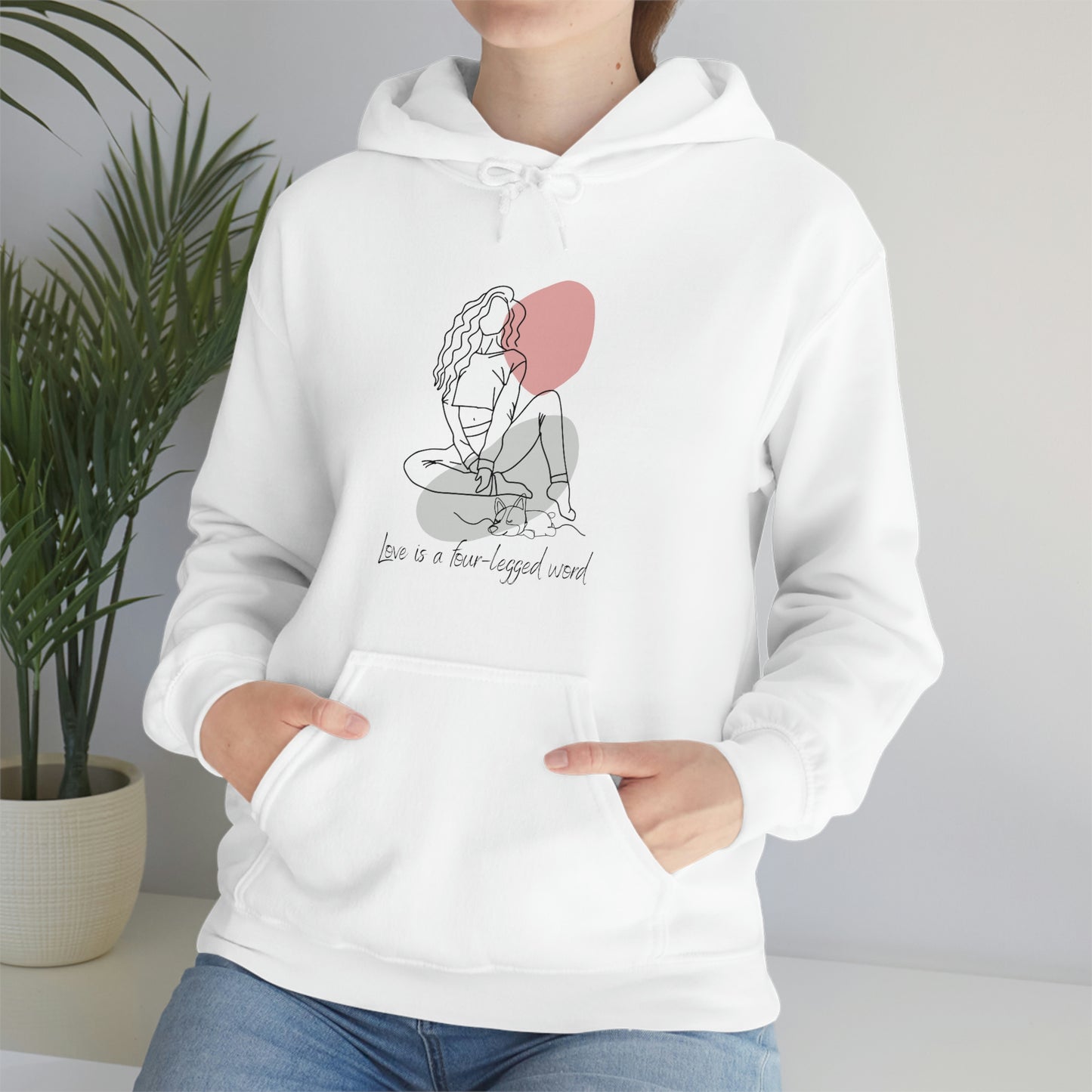 Four-Legged Word Unisex Heavy Blend™ Hooded Sweatshirt