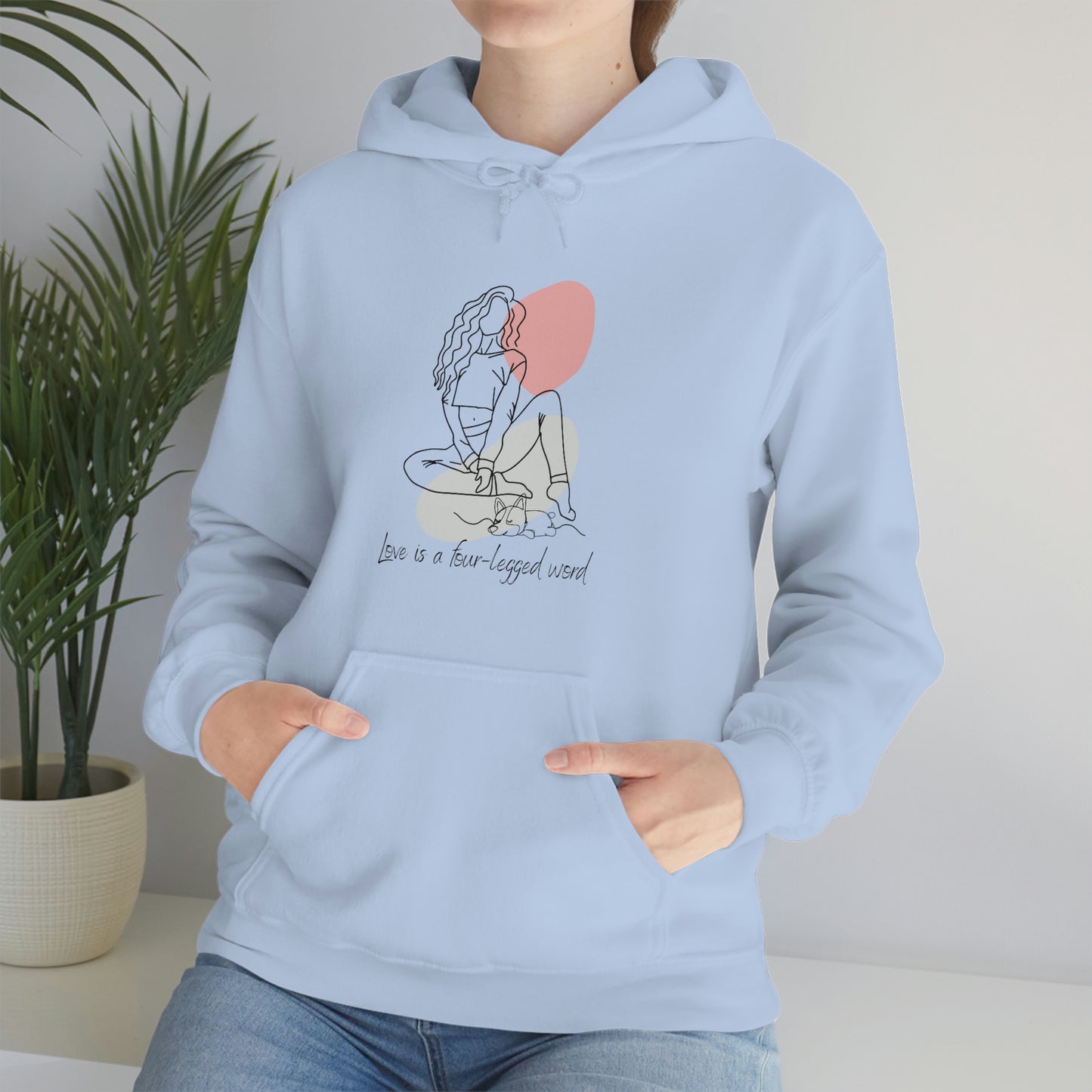 Four-Legged Word Unisex Heavy Blend™ Hooded Sweatshirt