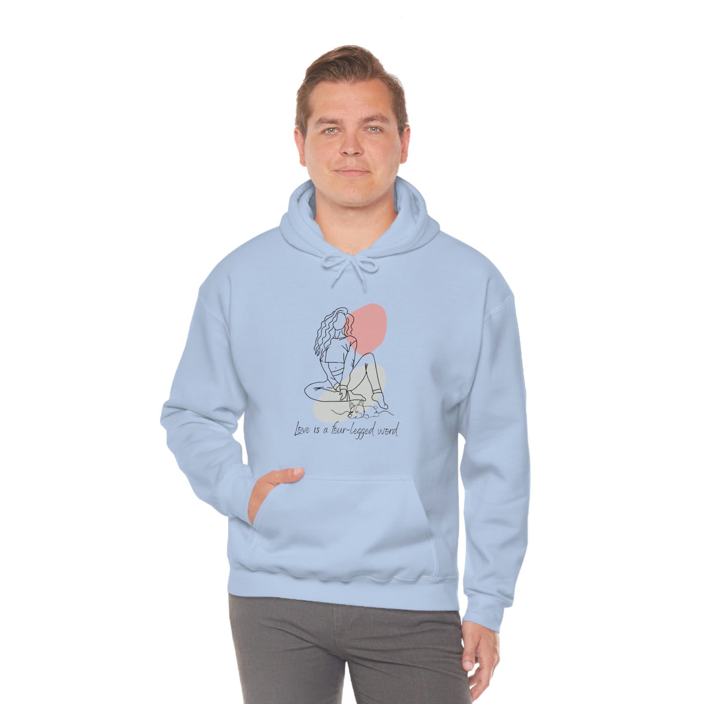 Four-Legged Word Unisex Heavy Blend™ Hooded Sweatshirt