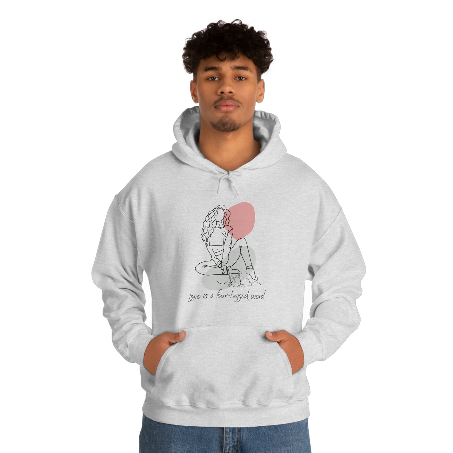 Four-Legged Word Unisex Heavy Blend™ Hooded Sweatshirt