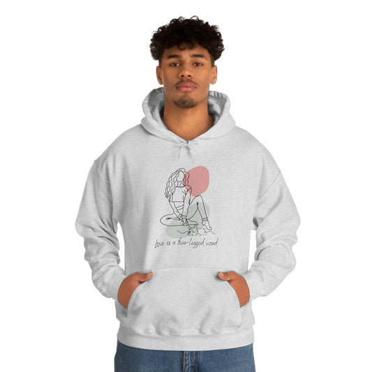 Four-Legged Word Unisex Heavy Blend™ Hooded Sweatshirt