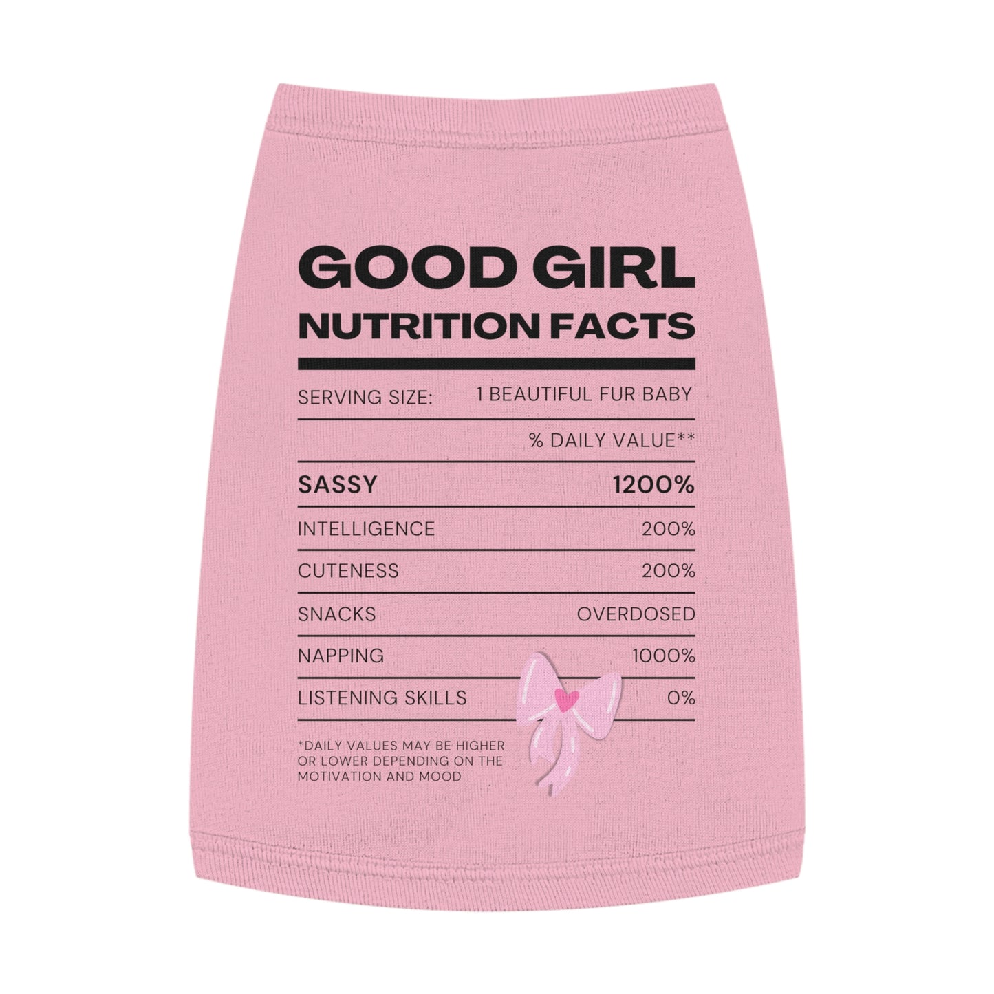 Good Girl Pet Tank Top