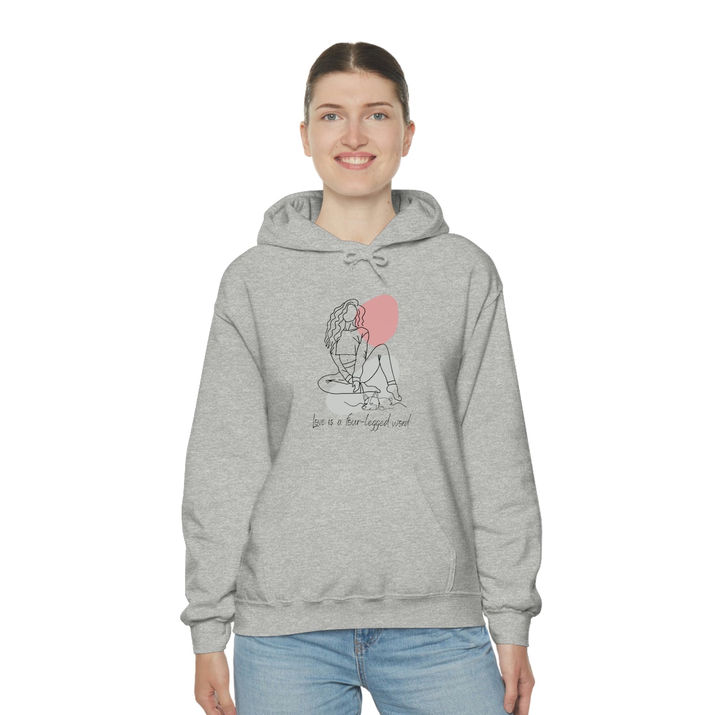 Four-Legged Word Unisex Heavy Blend™ Hooded Sweatshirt