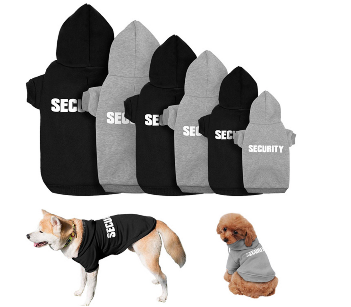 Beware of Paws Security Hoodie