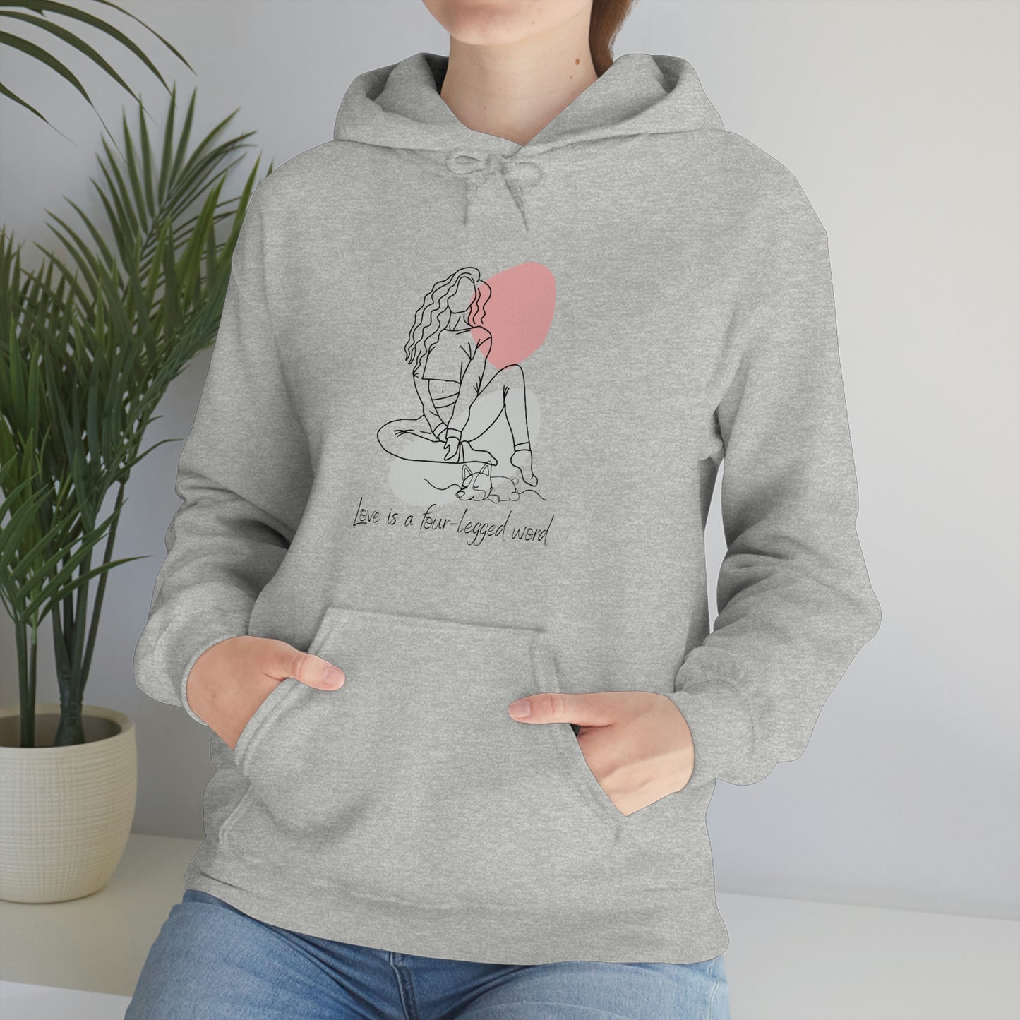 Four-Legged Word Unisex Heavy Blend™ Hooded Sweatshirt