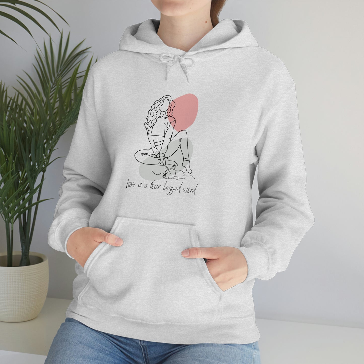 Four-Legged Word Unisex Heavy Blend™ Hooded Sweatshirt