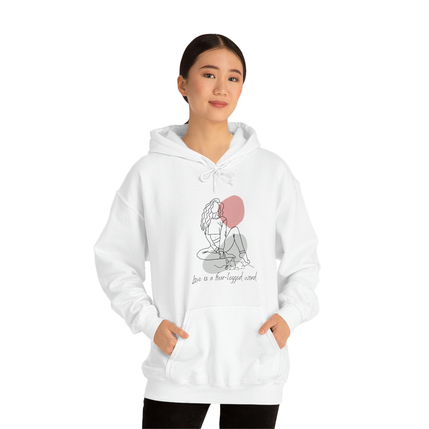 Four-Legged Word Unisex Heavy Blend™ Hooded Sweatshirt